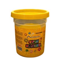 Acrox Tekli Oyun Hamuru Sarı 110 gr.
