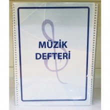 Müzik Defteri Telli A/4  12 li Paket