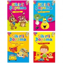 Sihirli Boyama Kitabı 64 Sayfa