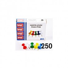 Harita Çivisi Renkli 24'lü Kutu 