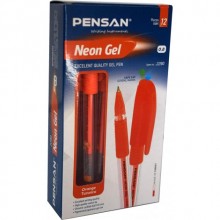 Pensan Neon jel kalem turuncu oranj 1 mm 12'li