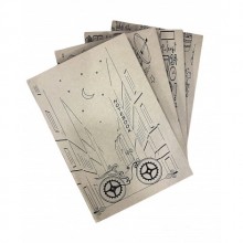 Defter Kraft Sert Kapak 17x24 80 yp Çizgili 