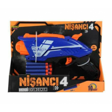 Nişancı 4 Dart Köpük Fırlatıcı Oyuncak Tabanca FAB-6262