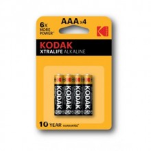Kodak Xtralife Alkalin İnce Kalem Pil  4'lü