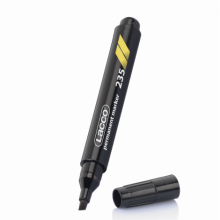 Lacco Permanent Markör Marker kesik uç koli kalemi Siyah - 235-1