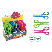 Fixpoint Okul Makası Korumalı Yaylı 24Lü Paket