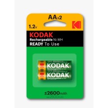 KODAK 1,2v 26000 mAh AA ŞARJLI PİL 2'Lİ