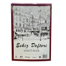 Eskiz Defteri A3 110 gr Telli 50 Yaprak 