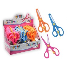 Puti Yaylı Korumalı Okul Makası 24'lü paket