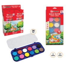 Fixpoint Lüks Kutulu Sulu Boya Büyük Boy 12'li