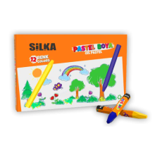 Silka pastel boya 12 renk P.HS12-12'li