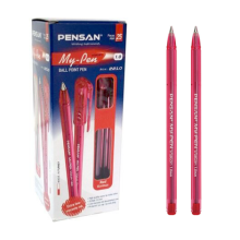 Pensan My-Pen tükenmez kalem kırmızı 1mm 25'li