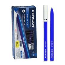 Pensan keçeli kalem ofis tipi 3003 mavi 10'lu