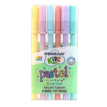 Pensan Kidz Pastel Keçeli Kalem 6'lı