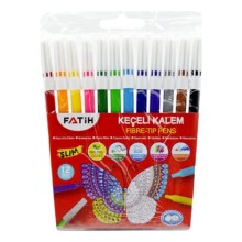 Fatih Keçeli Kalem 12 renk 6'lı