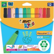 Bic Keçeli Boya Kalemi Visa XL Jumbo 12 Lİ 8922231