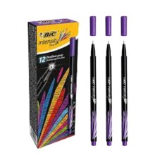 Bic Intensity Fineliner keçeli kalem violet mor 0.4mm 12'li