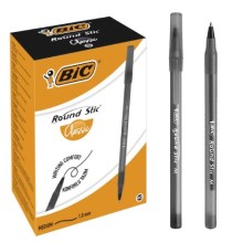 Bic Round Stic Classic Siyah Tükenmez Kalem 60'lı
