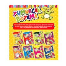 4E Yumurcak siyah beyaz boyama kitabı 64 sayfa