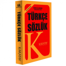 4E Türkçe sözlük plastik kapak 1. hamur sarı