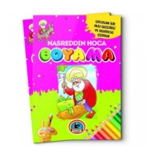 4E Nasrettin Hoca renkli boyama kitabı