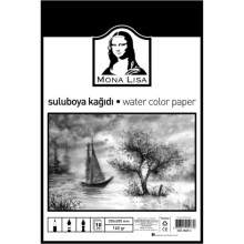 Monalisa sulu boya kağıdı 35x50 cm 160 gr. 10 yaprak