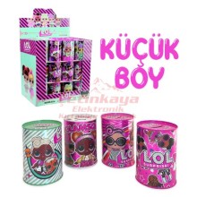 L.O.L Metal kumbara Küçük boy 36'lı stand
