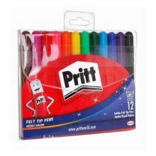 Pritt jumbo Keçeli Kalem Boya 12 Renk 1687975