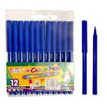 TongDi Keçeli Kalem Mavi Renk 12'li