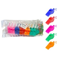 Plastik Düdük Renkli 24'lü