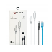 Tucci Micro Şarj Kablosu Metal 1Mt TC-115 3.0A