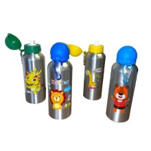 U-4 Metal Su Matarası Kız 500 ml 12'li Kutu 