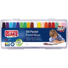 Lets Pastel Boya 18 Renk Plastik Çantalı