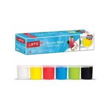 Lets Akrilik Boya 6 Renk x 25ml