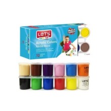 Lets Akrilik Boya 12 Renk x 25ml