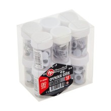 Fixpoint Oynar Göz Siyah 12mm 12'li Paket P-6584
