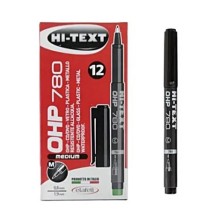 Hi-Text Asetat Kalemi Permanent M Seri Siyah 780