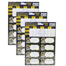 Fenerebahçe Lisanslı Okul Etiketi 3'lü Blister