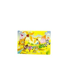 Karton Puzzle Küçük Boyamalı  20X29  24 lü Paket