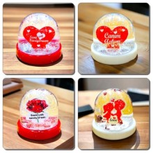 Sevgililer Günü Hediyelik Küçük Küre12'li Paket ( Sevgili 2)