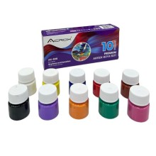 Acrox Akrilik Boya 10 Renk x 15ml