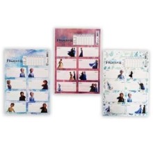 Keskin Color Frozen 3'lü Ders Programlı Etiket