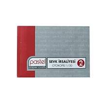 Pastel Sevk İrsaliyesi 1/50 Otokopili 2 Nüsha 12'Li