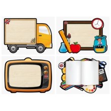 Mukavva Yazı Tahtası Kalemli 