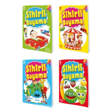 Sihirli Boyama Kitabı 4'lü 128 Sayfa