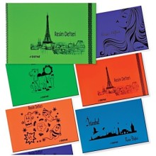 Defne Resim Defteri PP Kapak 25x35cm 25 Sayfa