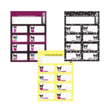 Keskin Color Kuromi 3'lü Ders Programlı Etiket