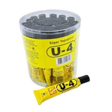 U-4 Sıvı Yapıştırıcı 18 cc. 24'lü Paket 