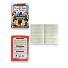 Güzel Yazı Defteri A4 Dik Çizgili Ema Yayınları  ( YENİ MÜFREDAT )