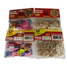 Dominic Mini Renkli Mandal 25mm 50'li 